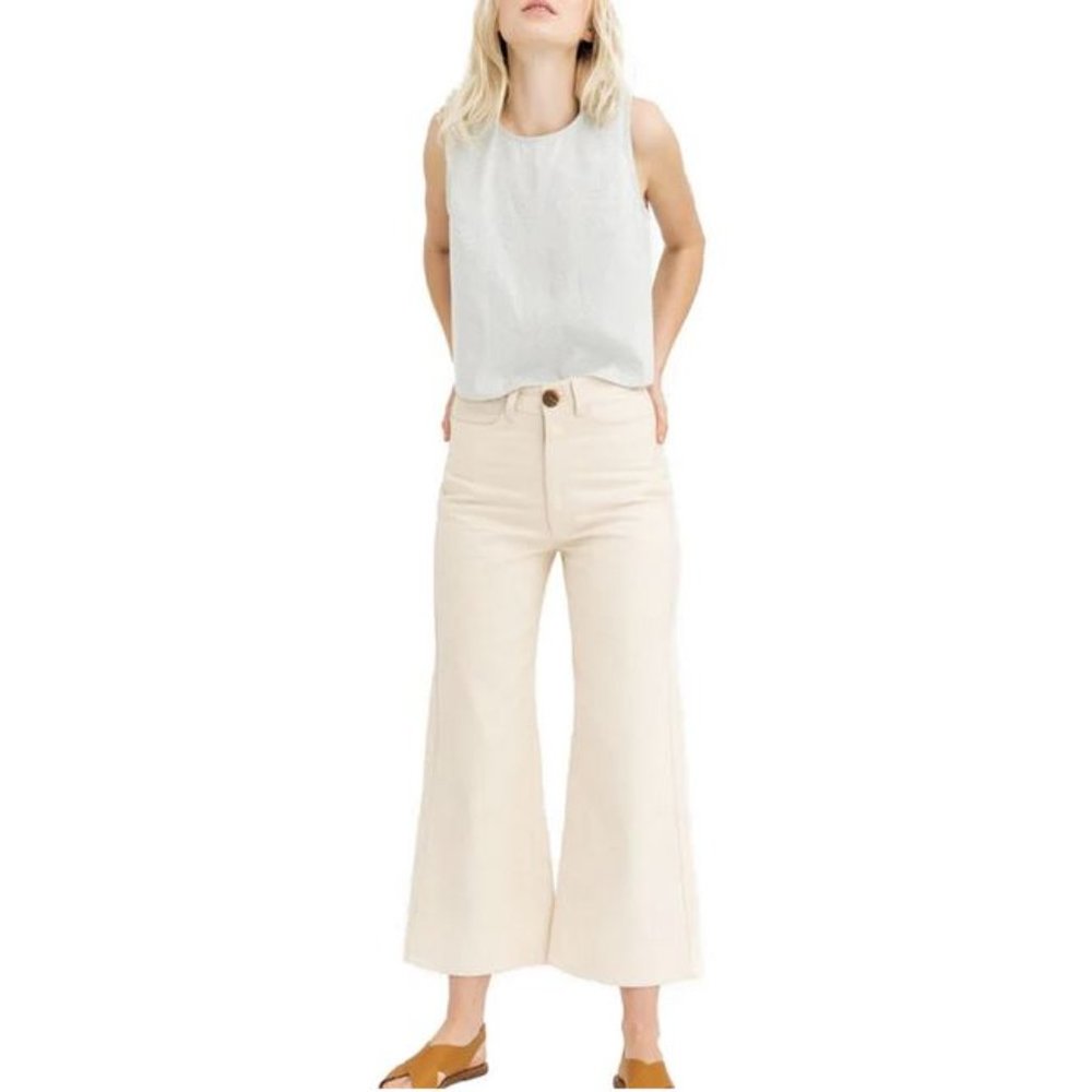 LAUDE the Label (Tribe Alive) High Rise Pant in Bone